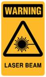 Warning - Laser Beam